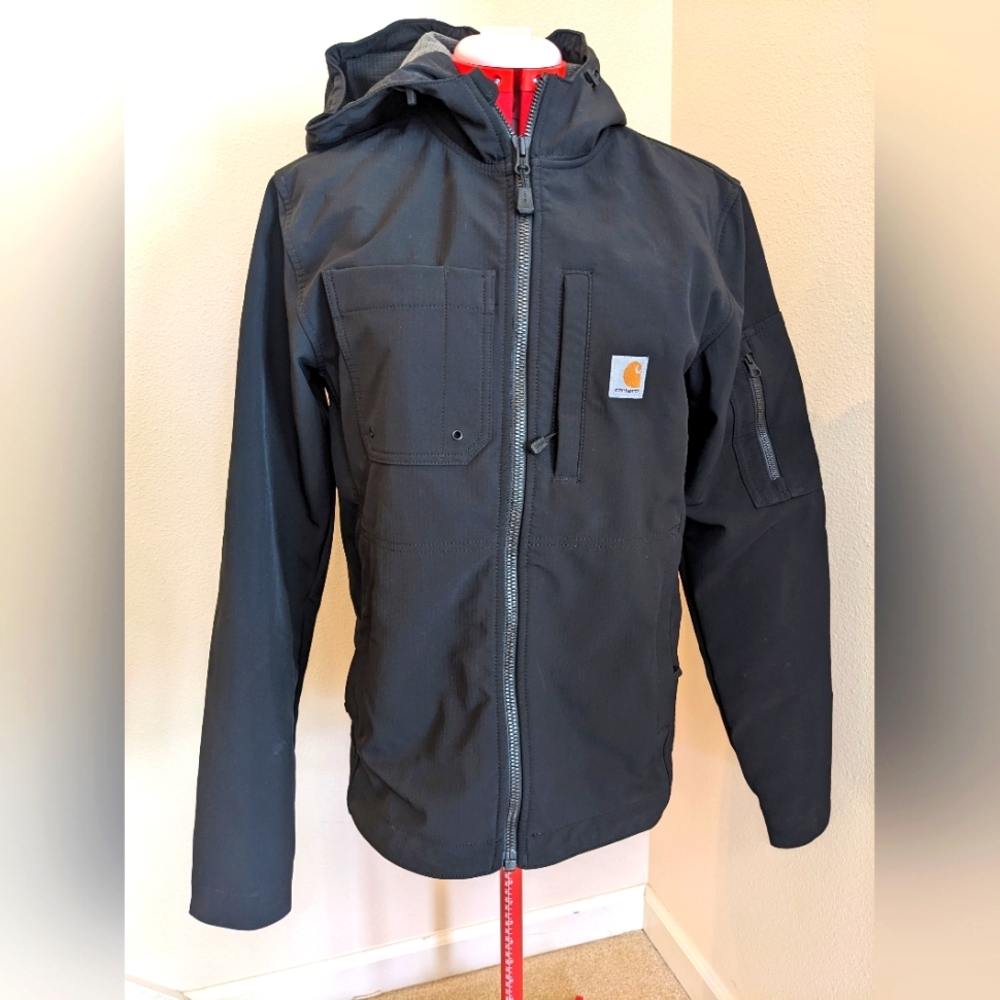 Men's Carhartt Black Rain Defender Jacket